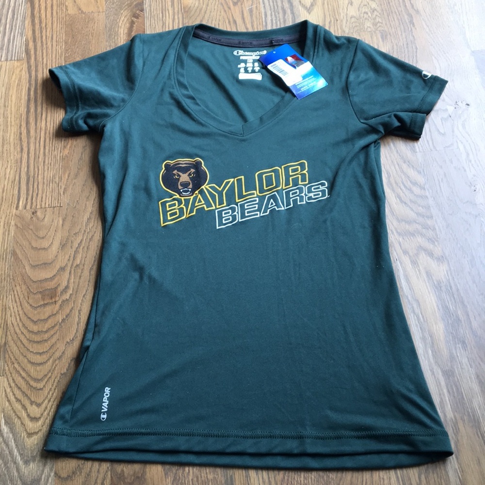 NWT Women’s Champion Baylor Bears V-neck, XS